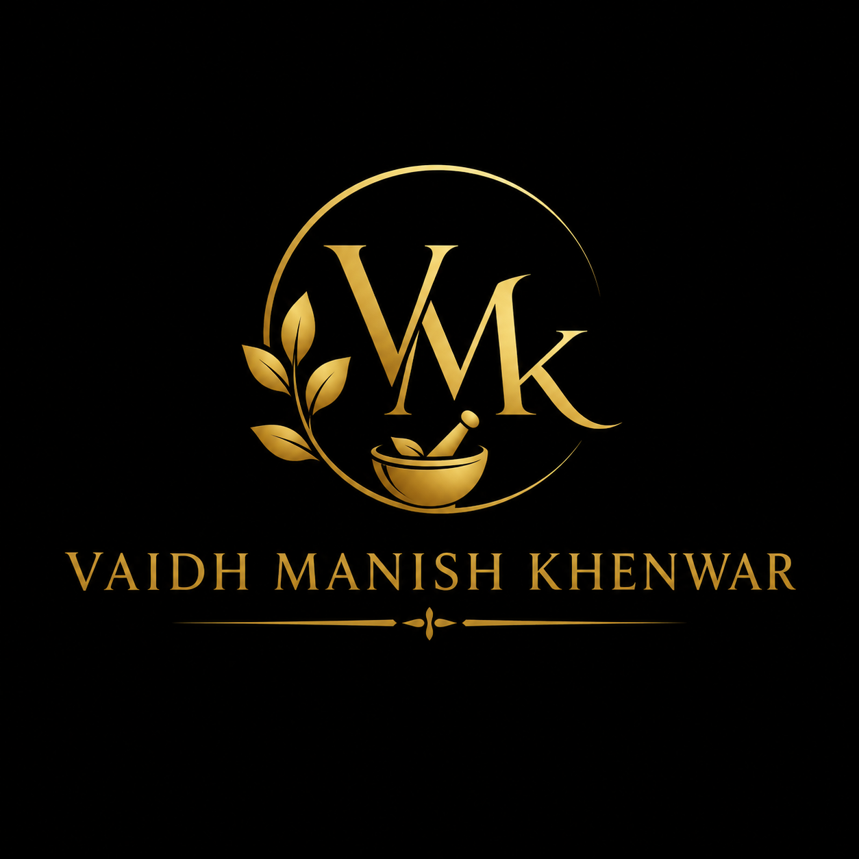 Vaidh Manish खैनवार Logo